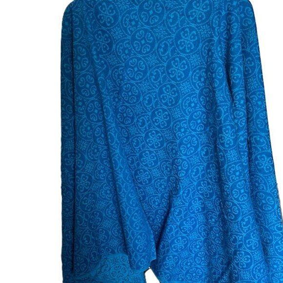 Tablecloth Royal Blue Rectangle Jacquard Patterned 75 x 58 in read - Picture 1 of 10
